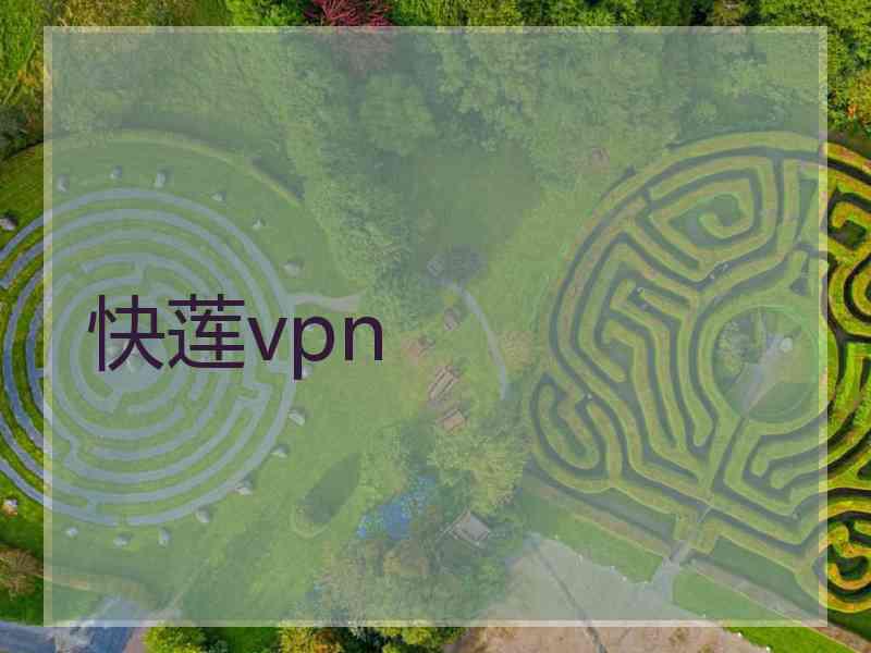 快莲vpn