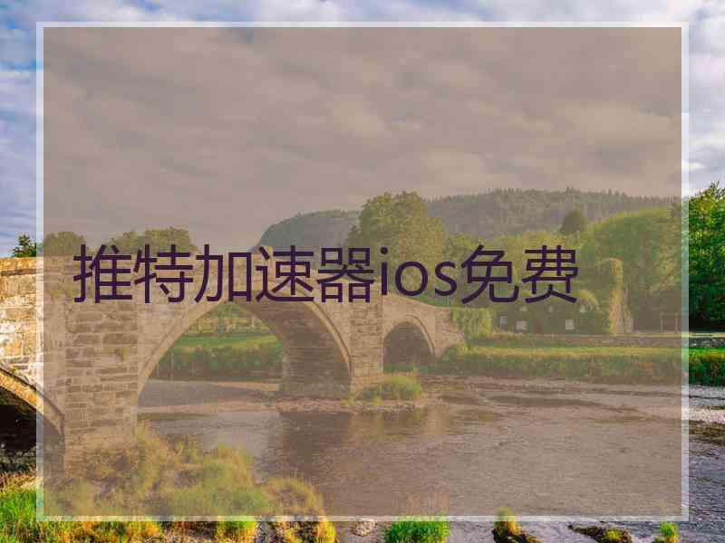 推特加速器ios免费