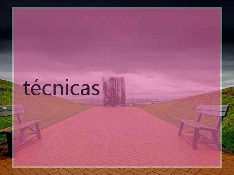 técnicas