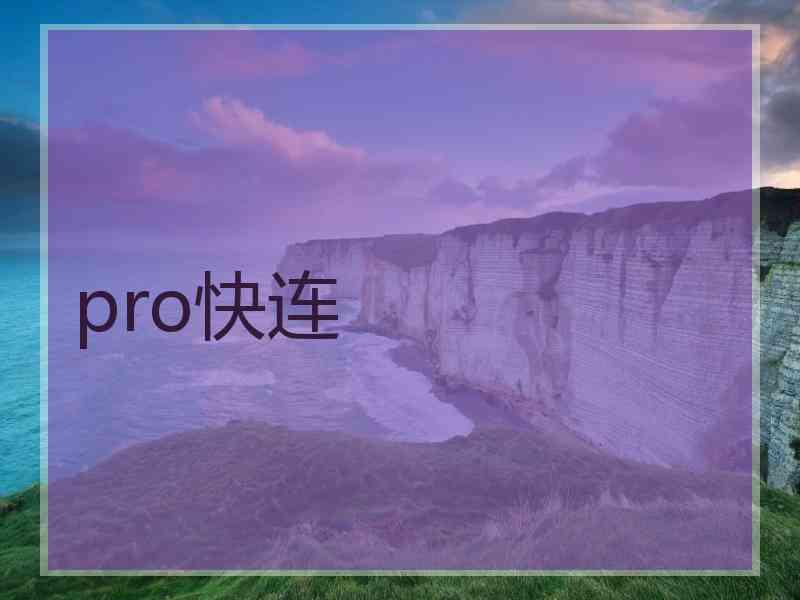 pro快连