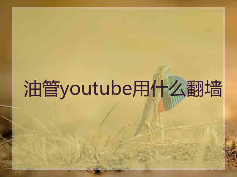 油管youtube用什么翻墙