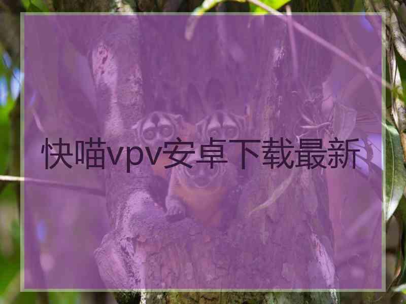 快喵vpv安卓下载最新