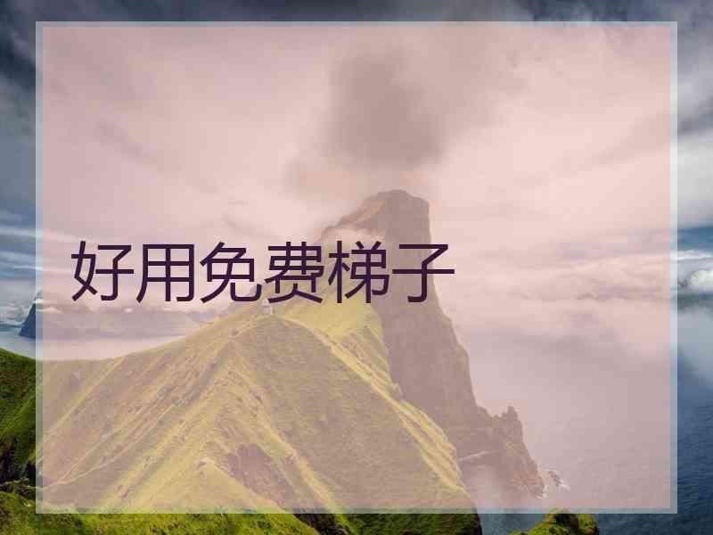 好用免费梯子