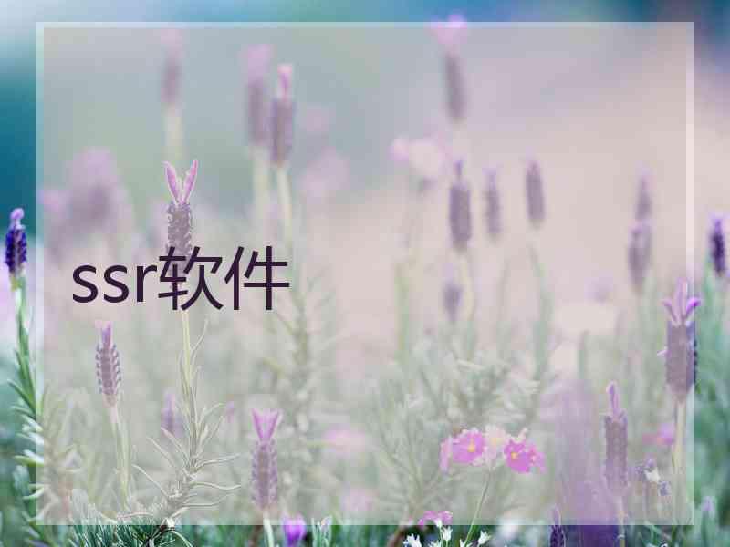 ssr软件