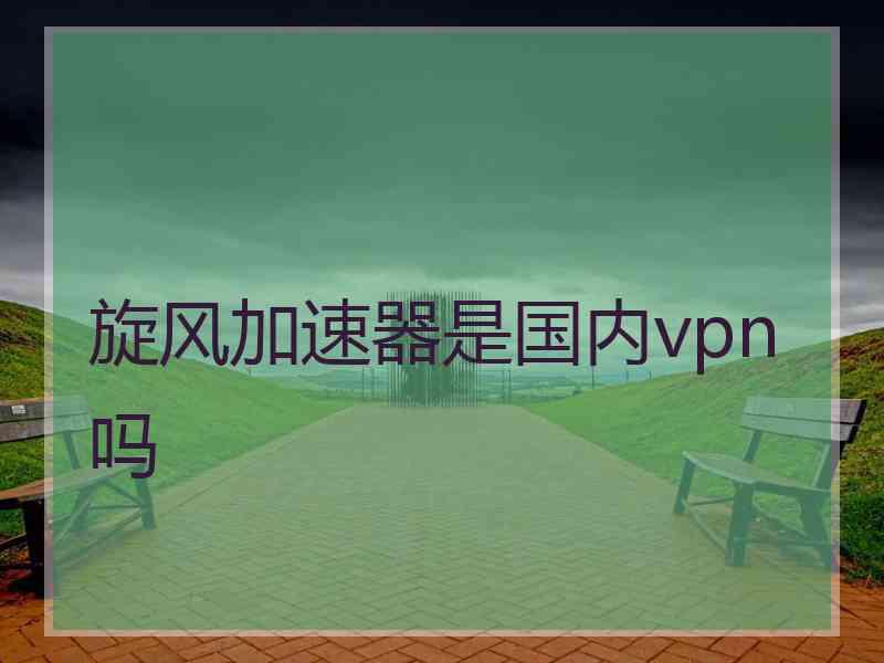 旋风加速器是国内vpn吗