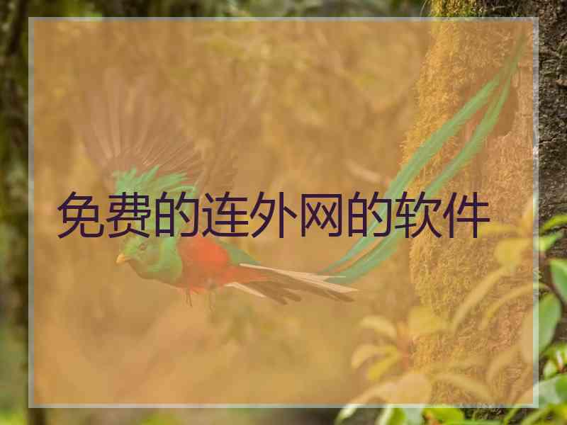 免费的连外网的软件