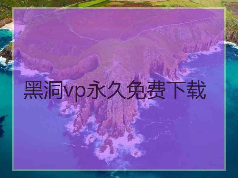 黑洞vp永久免费下载