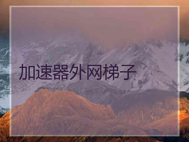 加速器外网梯子