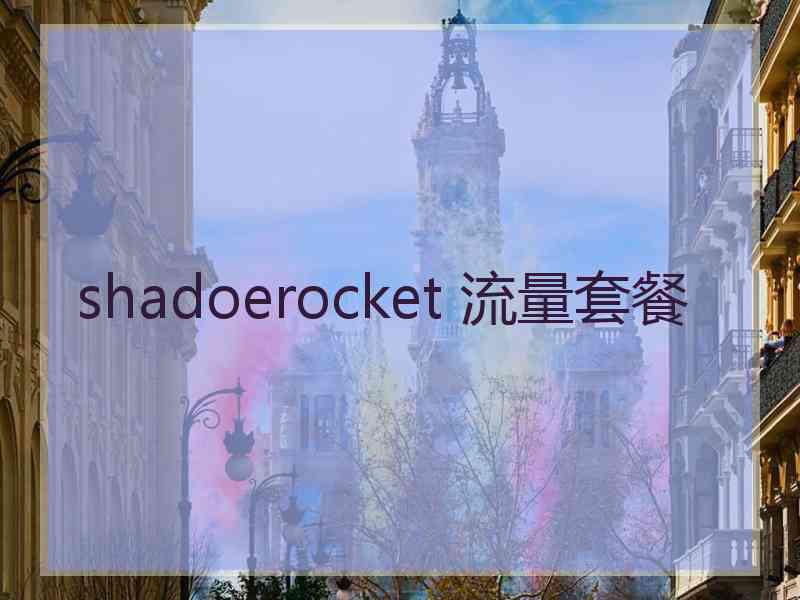 shadoerocket 流量套餐