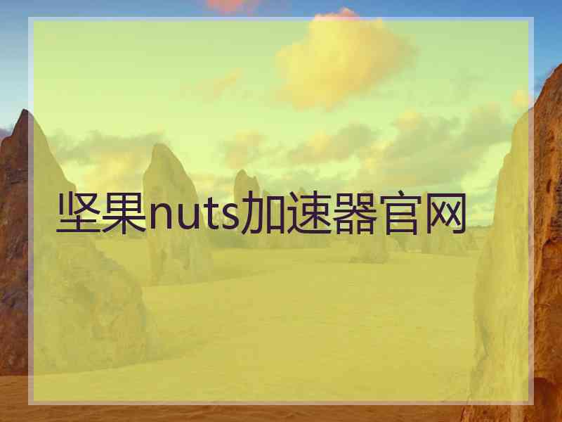 坚果nuts加速器官网