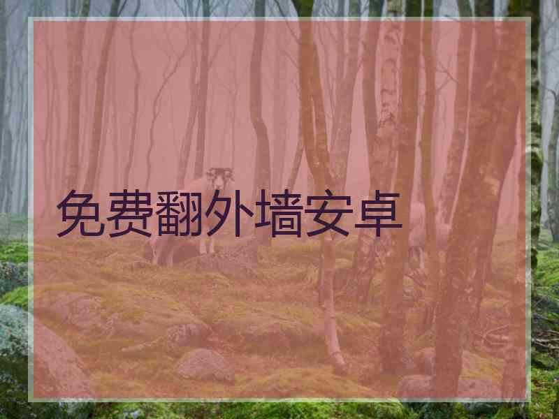 免费翻外墙安卓