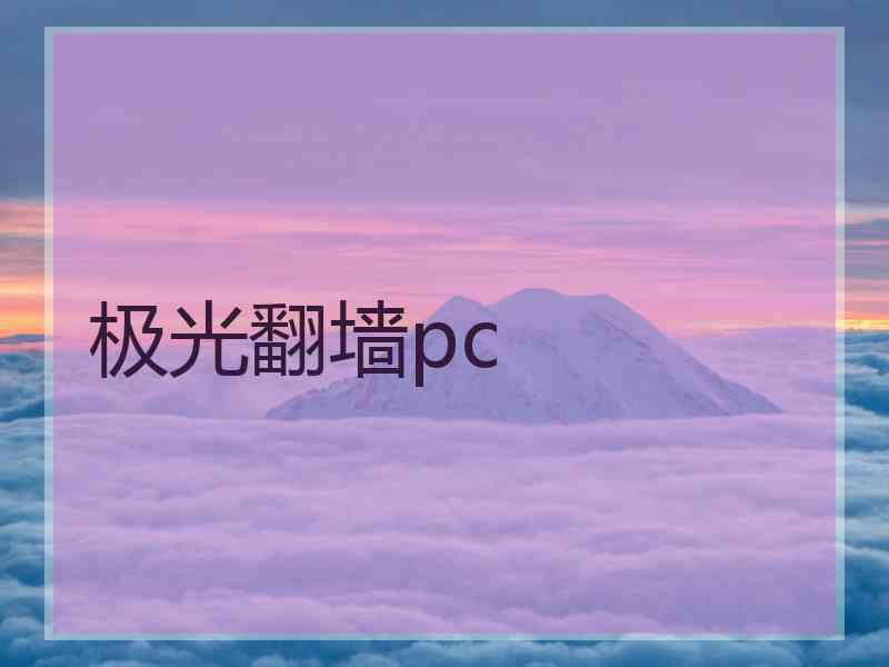 极光翻墙pc