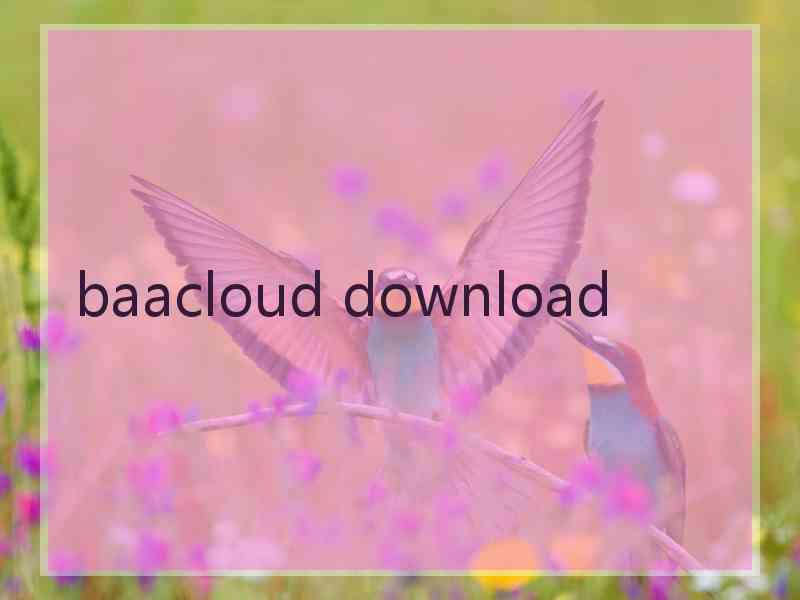 baacloud download