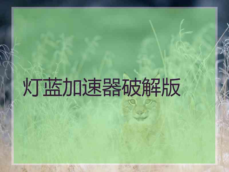 灯蓝加速器破解版