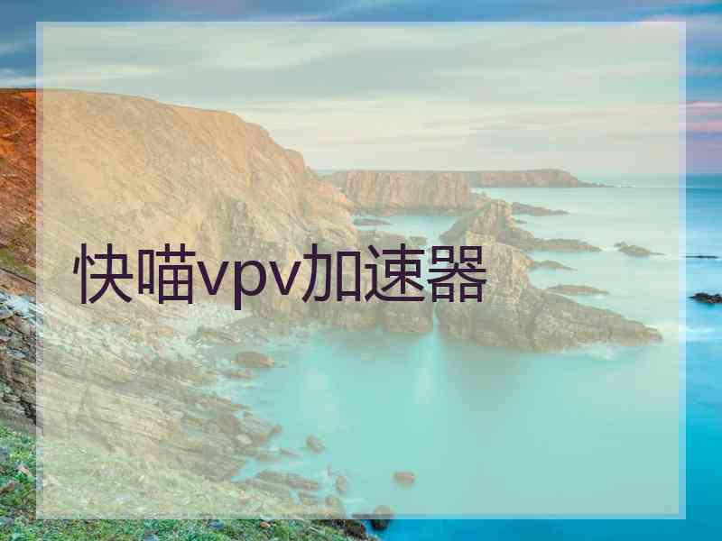 快喵vpv加速器