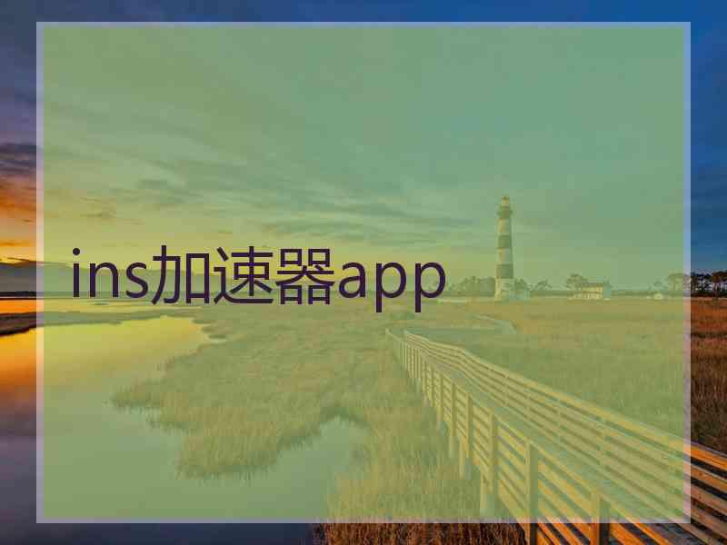 ins加速器app