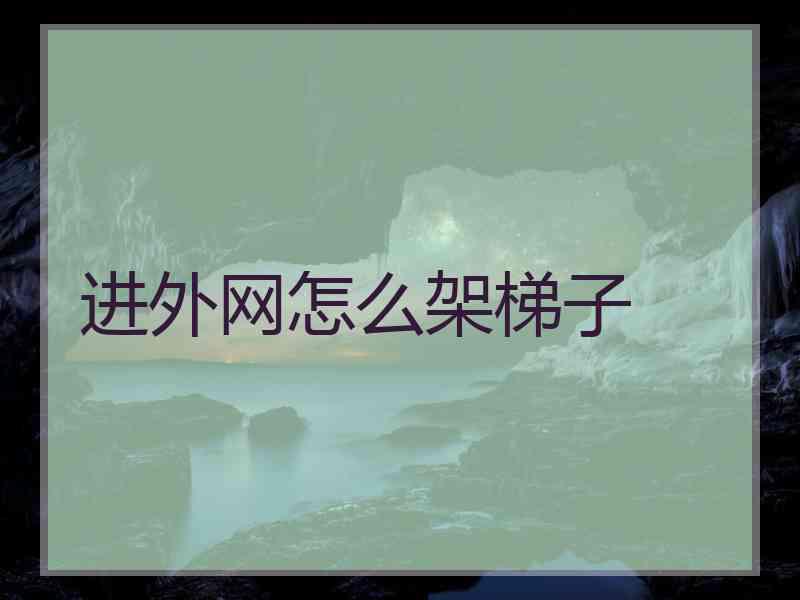 进外网怎么架梯子