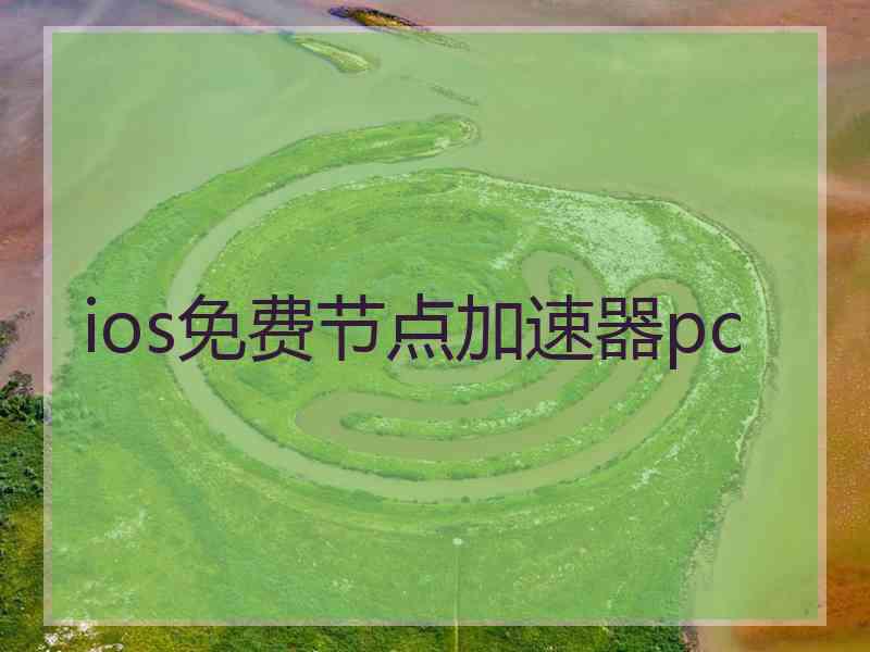 ios免费节点加速器pc