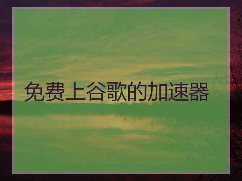 免费上谷歌的加速器