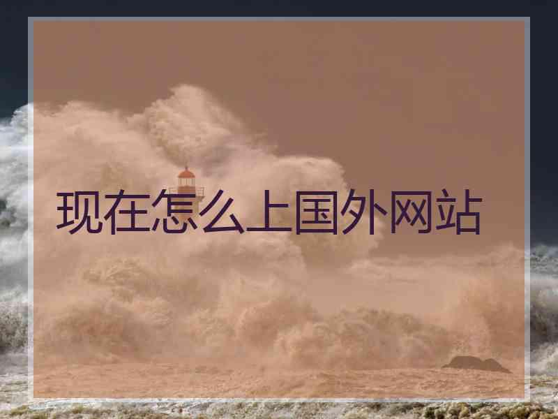 现在怎么上国外网站