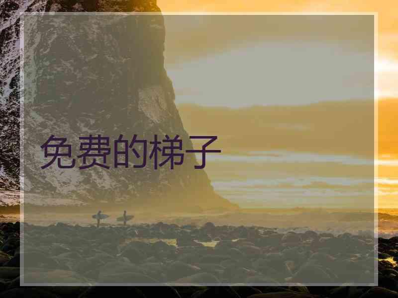 免费的梯子