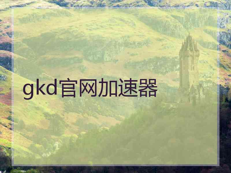 gkd官网加速器