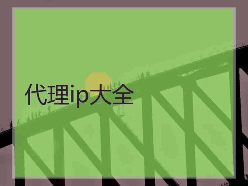 代理ip大全