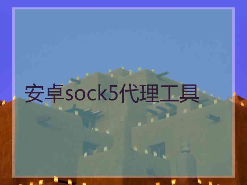 安卓sock5代理工具