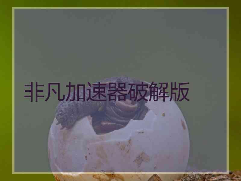 非凡加速器破解版