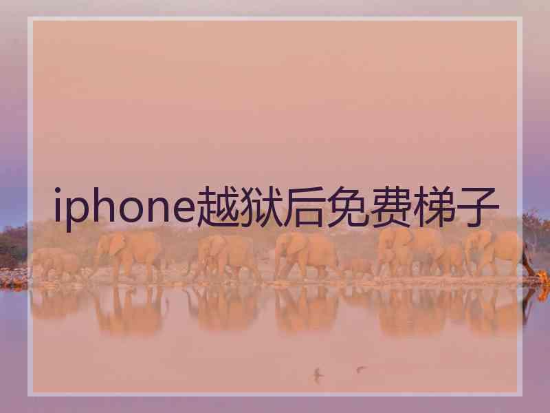 iphone越狱后免费梯子