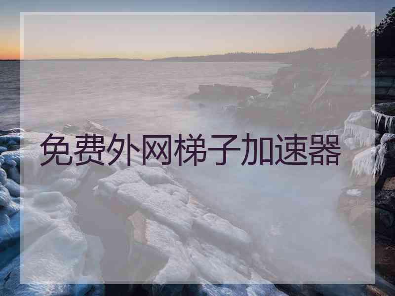 免费外网梯子加速器