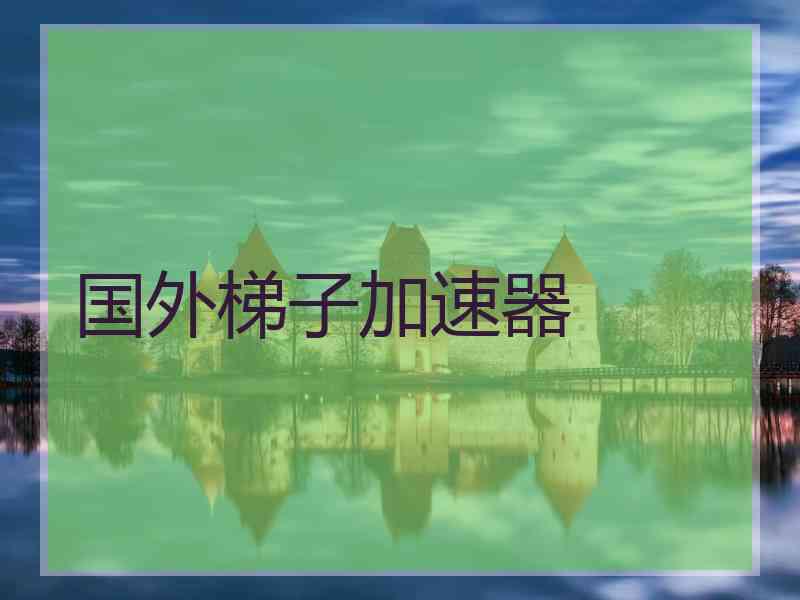国外梯子加速器